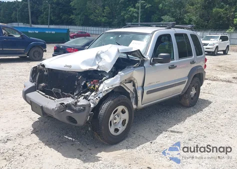 2003 Jeep Liberty Sport из США, поврежденный, VIN 1J4GL48K13W718686